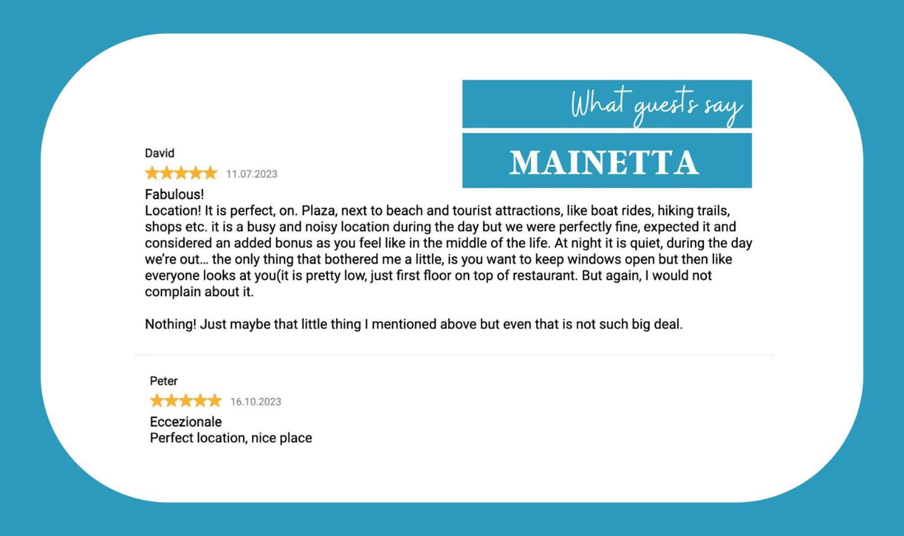 Mainetta Sea View Apartment With Ac Βερνάτσα Εξωτερικό φωτογραφία